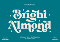 Bright Almond Font - Featured Image