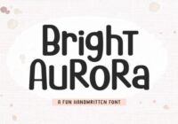 Bright Aurora Font - Featured Image