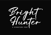Bright Hunter Font - Featured Image