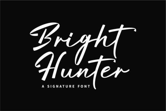 Bright Hunter Font - Featured Image
