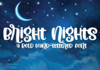 Bright Nights Font - Featured Image