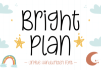 Bright Plan Font - Featured Image