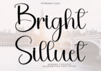 Bright Silluet Font - Featured Image