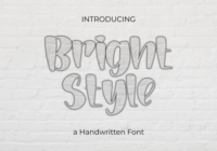 Bright Style Font - Featured Image