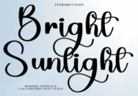 Bright Sunlight Font - Featured Image