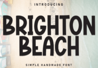 Brighton Beach Font - Featured Image