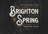 Brighton Spring Font - Featured Image