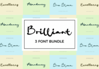 Brilliant Bundle Font - Featured Image