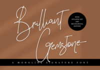 Brilliant Gemstone Font - Featured Image