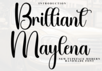 Brilliant Maylena Font - Featured Image