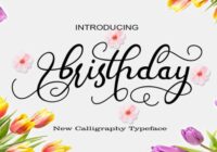Bristhday Font - Featured Image