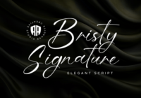 Bristy Signature Font - Featured Image