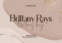Brittany Rays Duo Font - Featured Image
