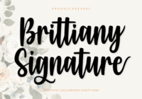 Brittiany Signature Font - Featured Image