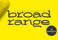 Broad Range Font - Featured Image