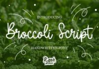 Broccoli Script Font - Featured Image