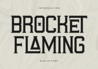 Brocket Flaming Font - Featured Image