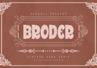 Broder Font - Featured Image