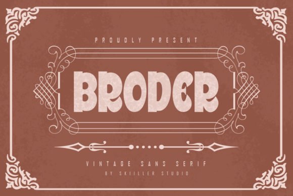 Broder Font - Featured Image