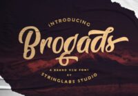 Brogads Font - Featured Image