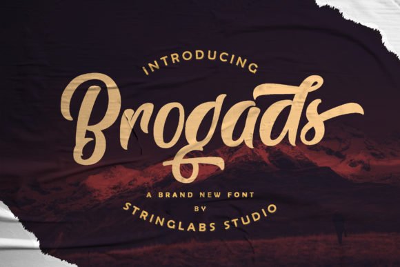 Brogads Font - Featured Image