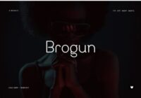 Brogun Font - Featured Image