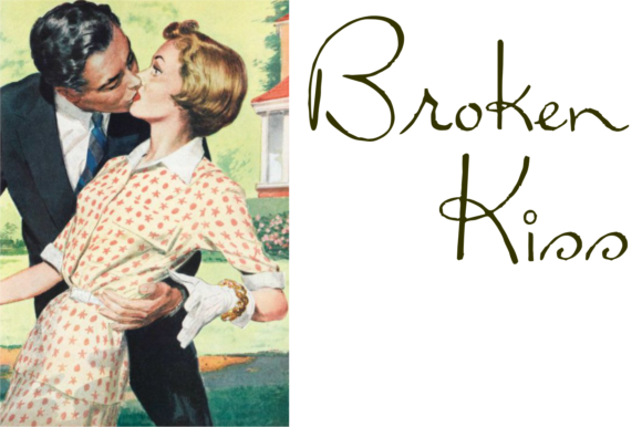 Broken Kiss Font - Featured Image