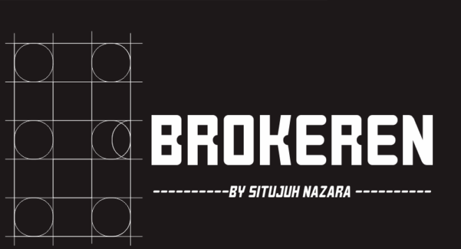 Brokeren Font - Featured Image