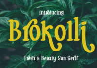 Brokolli Font - Featured Image