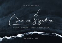 Bromeo Signature Font - Featured Image