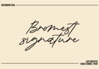 Bromest Signature Font - Featured Image