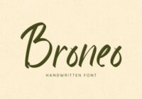 Broneo Font - Featured Image