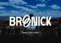 Broonick Font - Featured Image