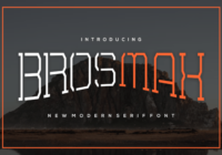 Brosmax Font - Featured Image