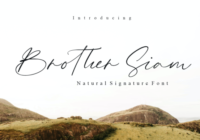 Brother Siam Font - Featured Image