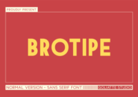 Brotipe Font - Featured Image