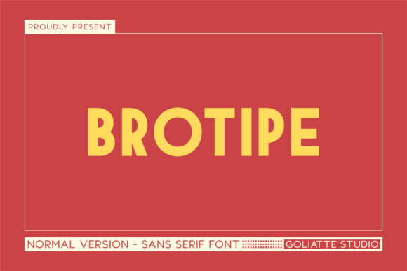 Brotipe Font - Featured Image
