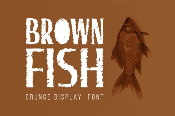 Brown Fish Font - Featured Image
