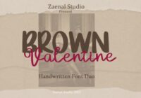Brown Valentine Font - Featured Image