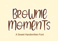 Brownie Moments Font - Featured Image