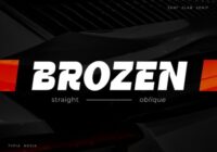 Brozen Font - Featured Image