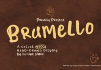 Brumello Font - Featured Image