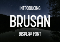 Brusan Font - Featured Image