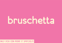 Bruschetta Font - Featured Image