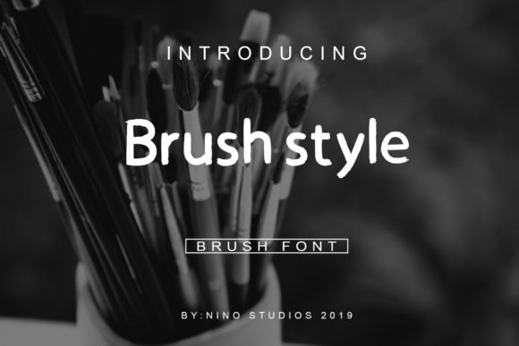 Brush Style Font - Featured Image