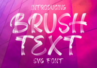 Brush Text Font - Featured Image