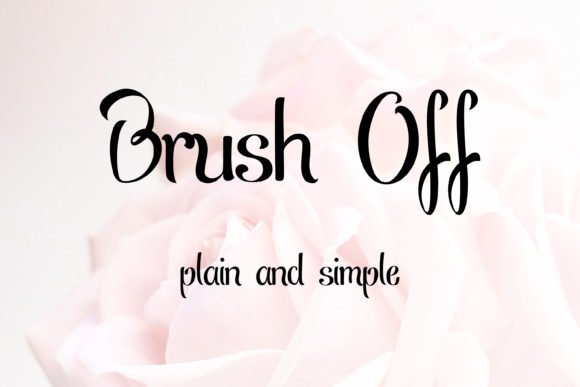 Brush off Font - Featured Image