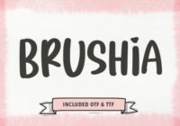 Brushia Font - Featured Image