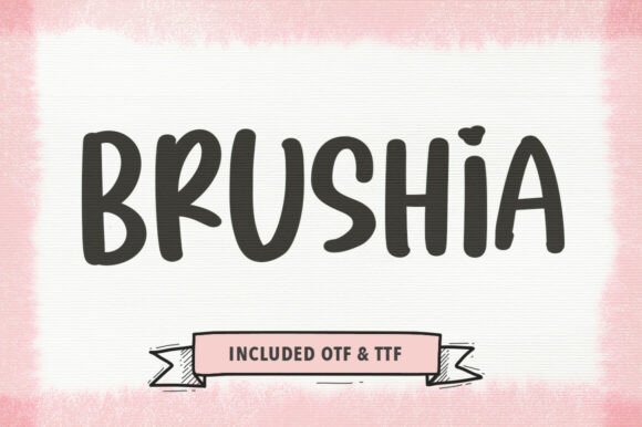 Brushia Font - Featured Image