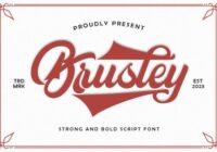 Brusley Font - Featured Image